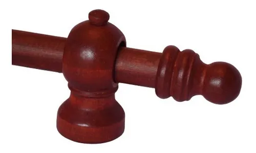 Barral de madera 22 mm kit s/argollas 1,40 mts