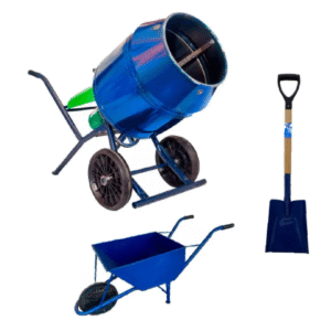 COMBO DE 2 CARRETILLAS-1HORMIGONERA+2 PALAS DE REGALO