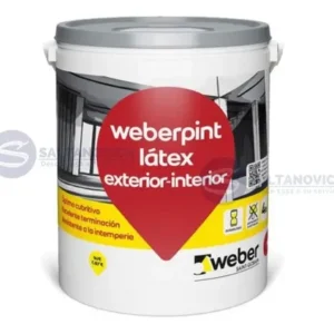 PINTURA LATEX EXTERIOR-INTERIOR 10 Lts WEBER