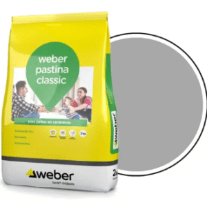 PASTINA PARA CERAMICAS CLASSIC GRIS PERLA *2Kg WEBER*