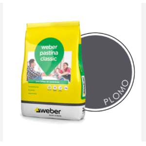 PASTINA PARA CERAMICAS CLASSIC PLOMO *2Kg WEBER*