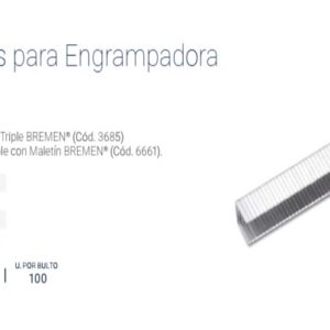 GRAMPAS 10mm x 1.000 Uni [P/Pesada] BREMEN®