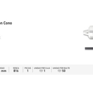 MANDRIL DE 16mm CONO B16 (3 a 16mm)