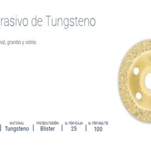 DISC.ABRASIVO DE TUNGSTENO 100mm BREMEN®