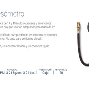 AUT. COMPRESOMETRO 3 a 21Kg/cm2 BREMEN®