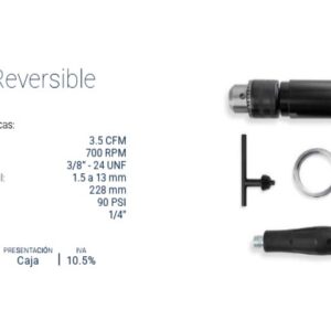 NEUM.TALADRO HASTA 13mm REVERS(½)BREMEN®