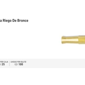LANZA para RIEGO de BRONCE 4"