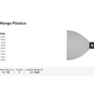 ESPATULA WEMBLEY Mango Plastico (127) 5"