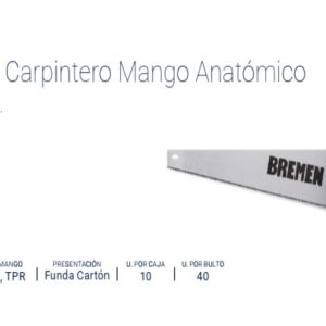 SERRUCHO CARPINTERO BREMEN® 18" (Doble Filo)