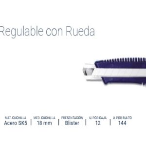 CUCHILLA PLASTICA RETRACTIL con RUEDA BREMEN®
