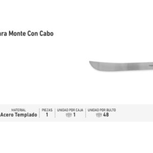 MACHETE P/MONTE 20" C/PLASTICO WMBLEY