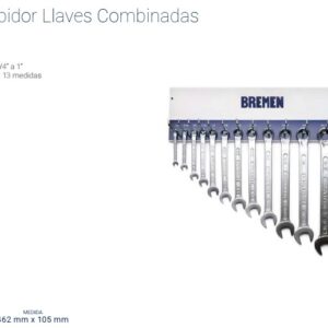 EXHIBIDOR BREMEN® LLAVES COMBINADAS SAE