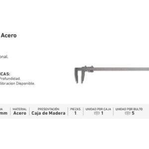 CALIBRE ACERO DE 1000 mm
