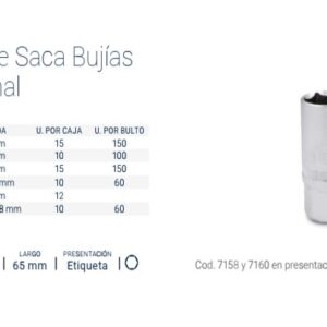 BOCALLAVE SACABUJIA Enc.½" 21mm (13/16") CrVa BREMEN®