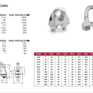PRENSA CABLE ( 1.59) 1/16"