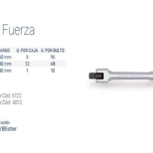 MANIJA DE FUERZA Enc.3/8" x 20cm CrVa BREMEN®