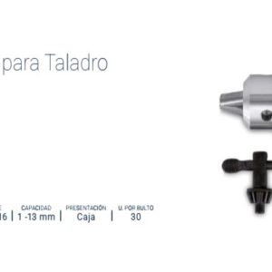 MANDRIL BREMEN® 13mm CONO B16 (con llave) J2113