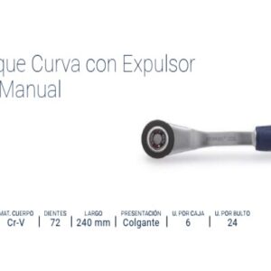 LLAVE CRIQUE Enc.½" CURVA Mango Anatómico BREMEN®