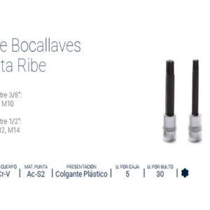 BOC.PUNTA RIBEx4(M8y10enc3/8"/M12y14enc½