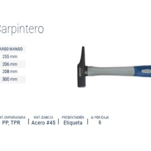 MARTILLO CARPINTERO (Mango Fibra+TPR) 22mm BREMEN®