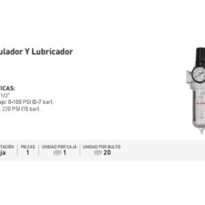 FILTRO/REGUL./LUBRIC.3 Funciones [ 1/2" ] WEMBLEY®