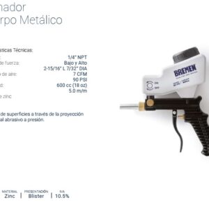 ARENADOR NEUMATICO cuerpo metálico BREMEN®
