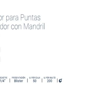 SUJETADOR p/puntas Atornillador x 60mm c/Mandril Rap.BREMEN®