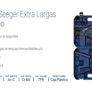 PINZA SEEGER EXTRA LARGA = 40cm x 2 Pz. BREMEN®