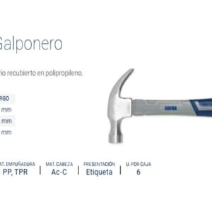 MARTILLO GALPONERO (Mango Fibra+TPR) 27mm PROFESIONAL BREMEN®