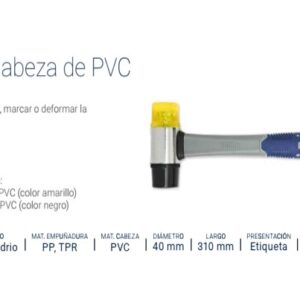 MARTILLO PLASTICO de 40mm Mango de Fibra BREMEN®