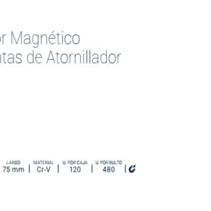 SUJETADOR p/puntas Atornillador x 75mm MAGNETICO BREMEN®