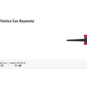 ASPERSOR PLASTICO C/BAYONETA PLASTICA(idem E 625)
