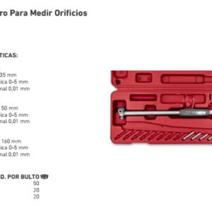 ALESOMETRO 50-160 PARA MEDIR ORIFICIOS