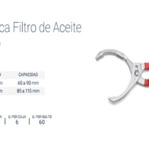 PINZA SACAFILTRO DE ACEITE 85-115 MM BREMEN®