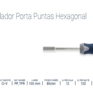 DEST.PORTA PUNTAS HEXAGONAL MAGNETICO