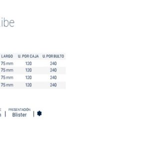 PUNTAS ACERO S-2 (10x75mm) RIBE M- 6 BREMEN®