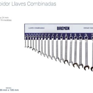 EXHIBIDOR BREMEN® LLAVES COMBINADAS MM (6a24mm) CHICO