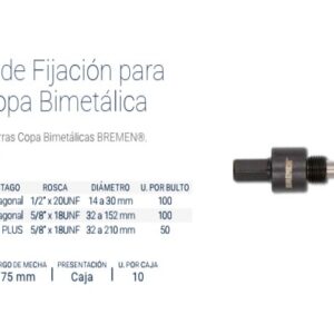 Soporte de Fijación p/Sierra Copa 7/16" BREMEN®