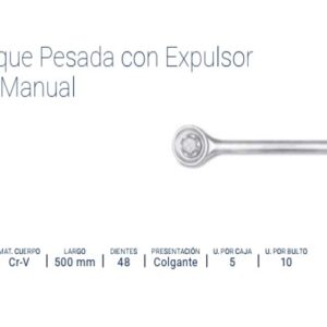 LLAVE CRIQUE Enc.3/4" con Arrime Manual y Expulsor (500mm) BREMEN®