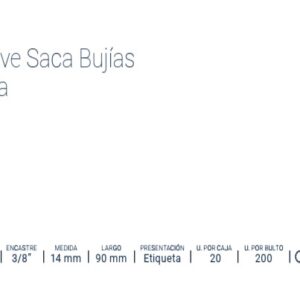 BOCALLAVE SACABUJIA Enc.3/8" 14 x 90 mm CrVa BREMEN®