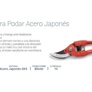 TIJERA P/PODAR DE 9" BREMEN® Acero Japonés (SK-5)