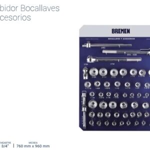EXHIBIDOR BREMEN® BOCALLAVES y Acc. (Enc.3/4")