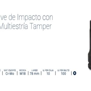 BOC.MULTI-ESTRIA TAMPER M 18x 78mm Enc½" BREMEN®