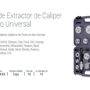 AUT.EXTRACTOR de CALIPER de FRENO en JUEGO x 18 Pzs BREMEN®