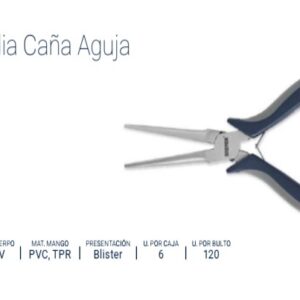PINZA MEDIA CAÑA AGUJA BREMEN® ELECTRONICA 5"
