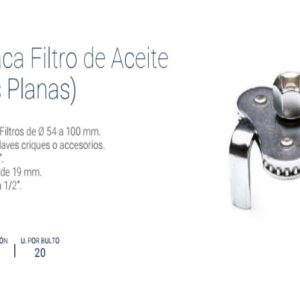 LLAVE SACA FILTRO AJUSTABLE (3 PATAS PLANAS) BREMEN®