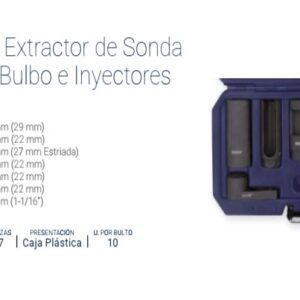 AUT.EXTRACTOR DE SONDA LAMBDA, BULBO e INYECTORES en KIT x 7Pzs BREMEN®