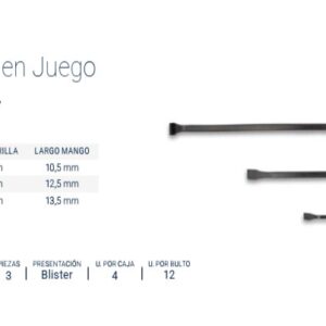 BARRETAS en JUEGO (3 Pzs) (8, 12 & 18") BREMEN®