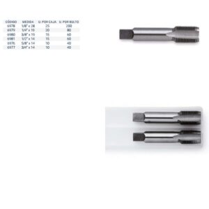 MACHO BREMEN® JUEGO (2Pzs) BSP ( 2) 1/4" x 19