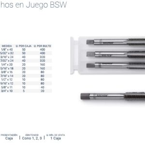MACHO BREMEN® JUEGO (3Pzs) BSW ( 2) 5/32" x 32